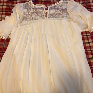 White lace dress NWOT